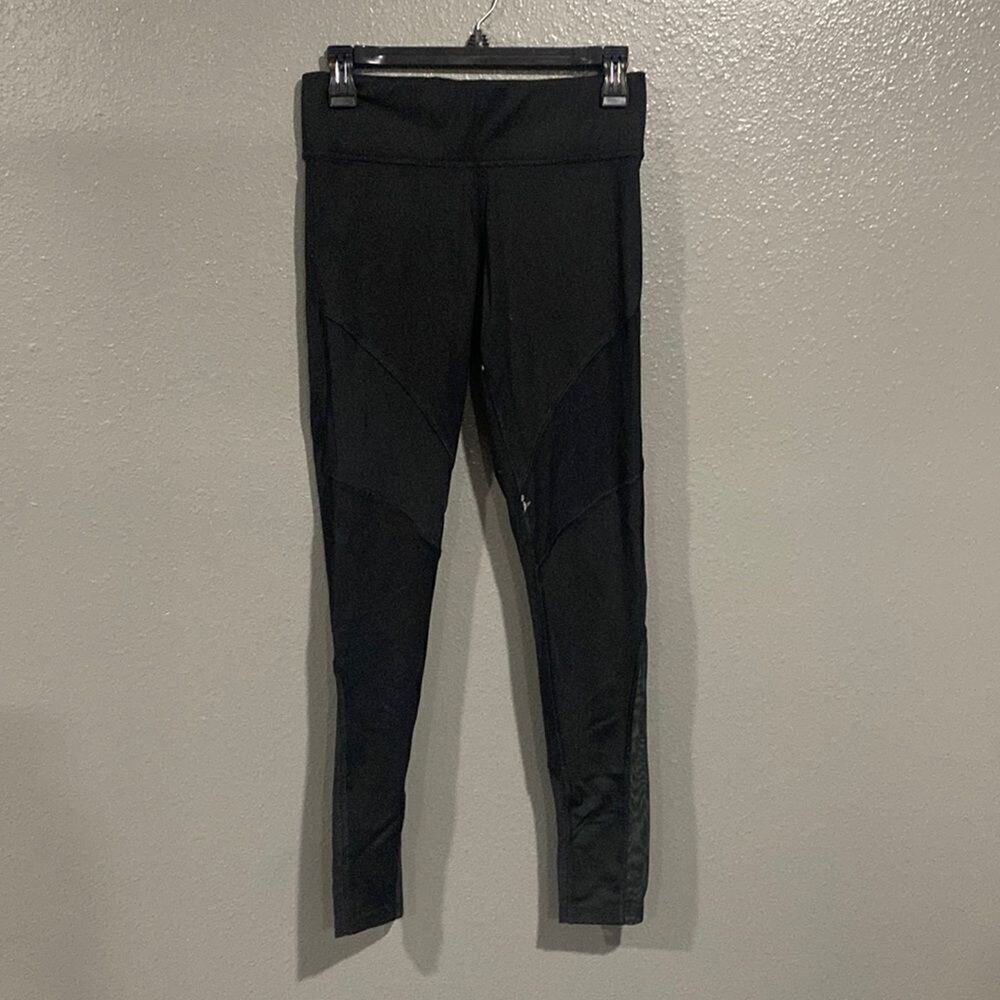 Victoria’s Secret PINK Ultimate Black Mesh Leggings S